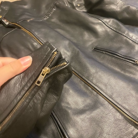 Motorcycle leather jacket - Picture 7 of 13